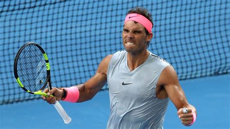 Rafael nadal hits hottest hot shot possible in australian open final. Rafael Nadal through to Australian Open semis with ...