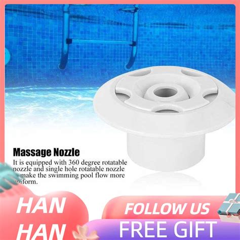 【ready Stock】2in 360° Rotatable Swimming Pool Massage Nozzle Water