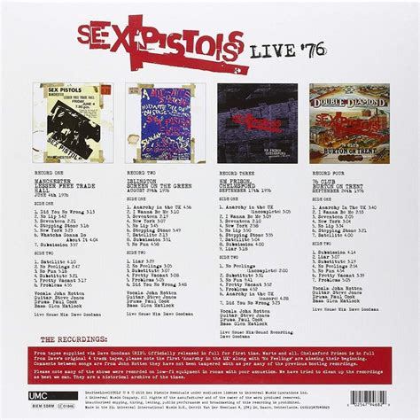 Sex Pistols Live 76 Lp Boxset 2016 Catawiki