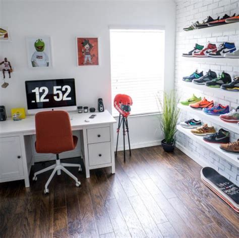 Sneakerhead Room Ideas Bedroom Hypebeast Sneaker Ikea Shoe