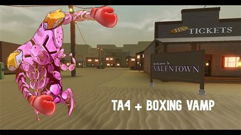 [yba] Ta4 Boxing Vamp Combo Is Op Youtube