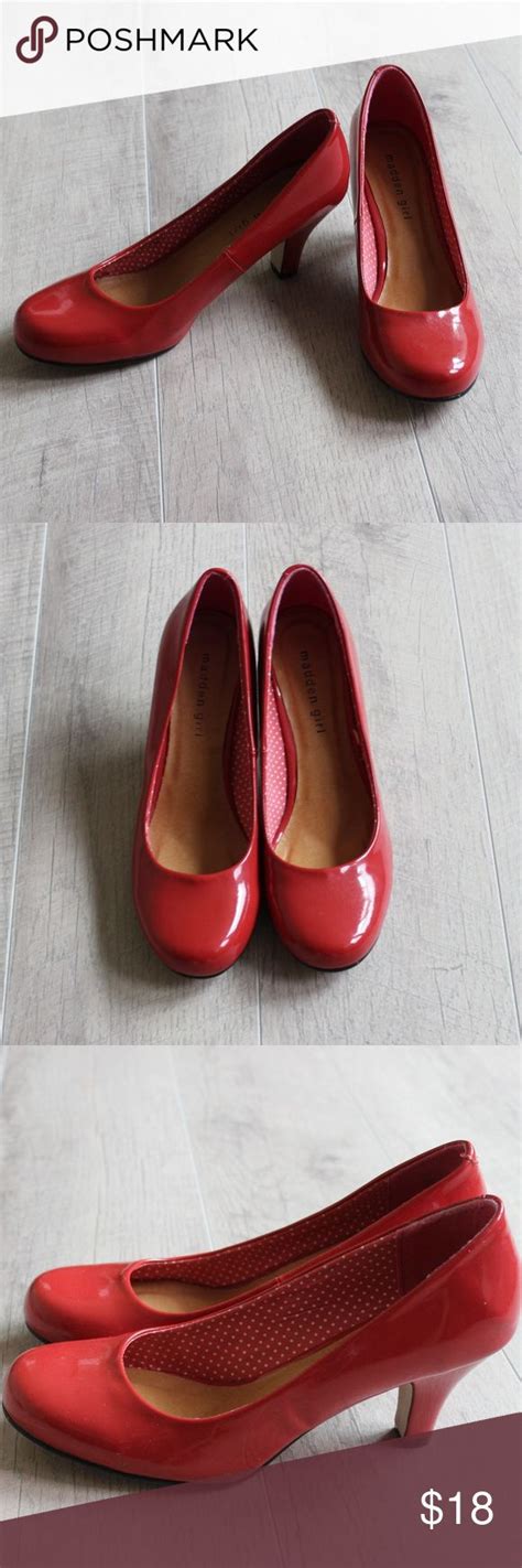 Madden Girl Red Patent Unifyy Pumps Size 9 Madden Girl Shoes Madden Girl Girls Shoes Heels