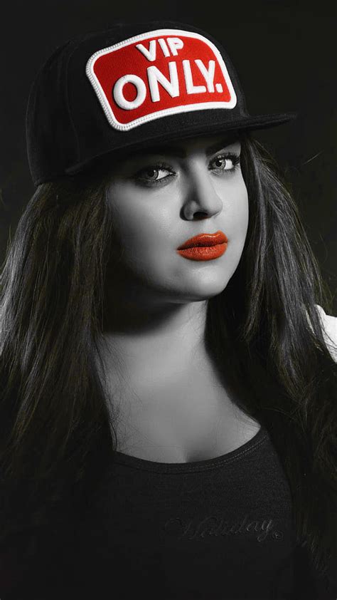 vip only bonito beauty black and white bw dark hat red lips hd phone wallpaper peakpx