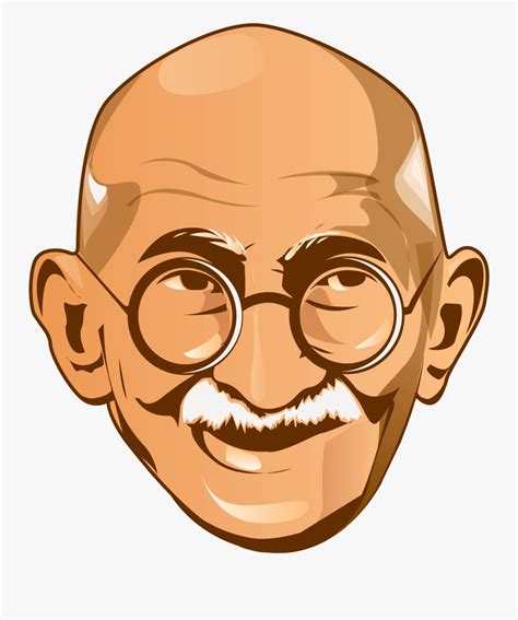 Mahatma Gandhi Png Picture - Mahatma Gandhi Face Mask , Free Transparent Clipart - ClipartKey