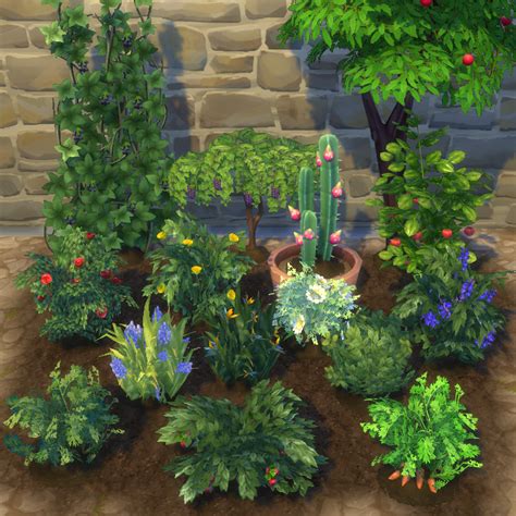 Sims 4 Garden Plants Cc