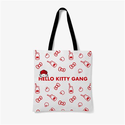 Hello Kitty Gang Pattern Tote Bag Shop Sanrio