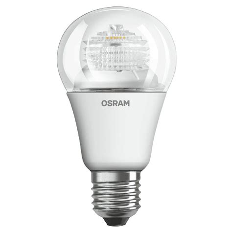 Osram 9 Watt Es E27mm Clear Dimmable Gls Household Led Light Bulb