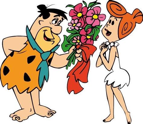 Pedro Y Vilma En Vector Paperblog Classic Cartoon Characters Flintstones Famous Cartoons