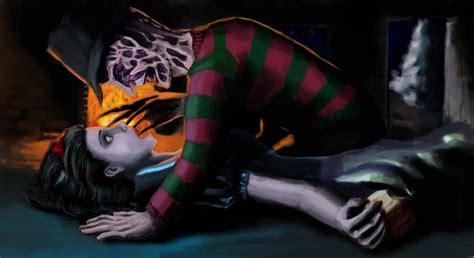 A Nightmare On Elm Street Freddy Krueger Painting Art Two Fear Fan ART HD Wallpaper Rare