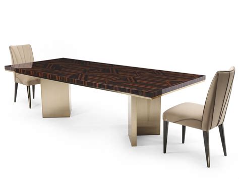 Lacquered Rectangular Wooden Table Temptation By Visionnaire Design
