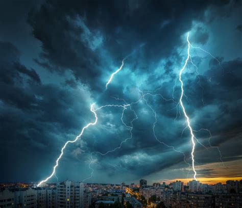 Storm Clouds Lightning Stock Photos Pictures And Royalty Free Images