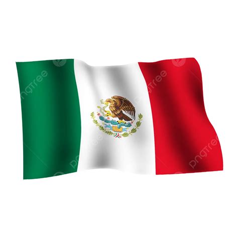 Mexican Flag Waving 