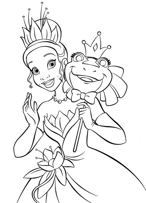 Dibujos De Princesas Disney Para Colorear E Imprimir Gratis Frog