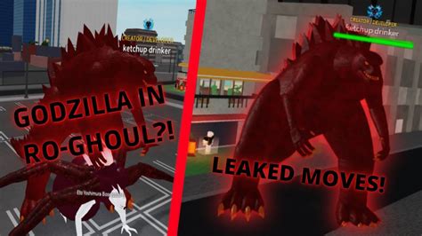 Godzilla In Ro Ghoul New Kagune Leak Footage Youtube