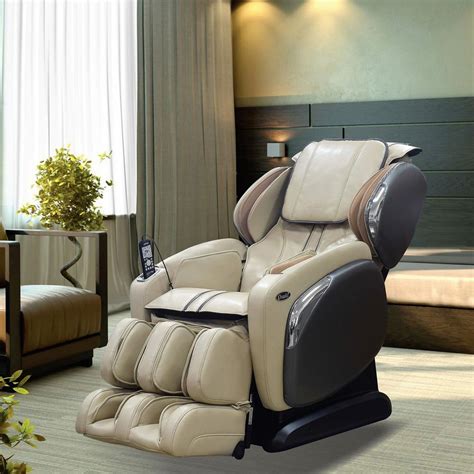 Titan Osaki Ivory Faux Leather Reclining Massage Chair Os 4000ls Ivory