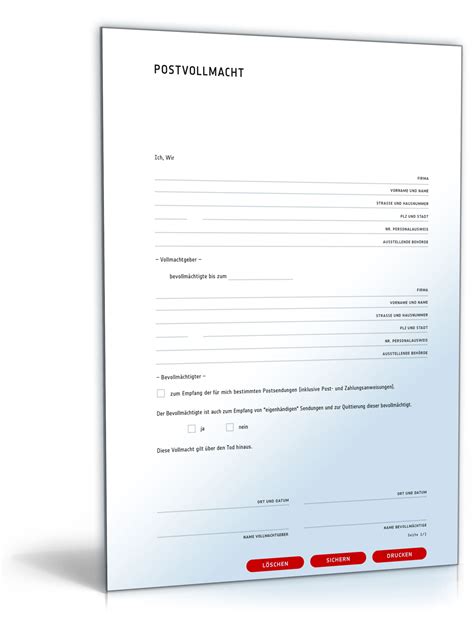 Check spelling or type a new query. Postvollmacht ⋆