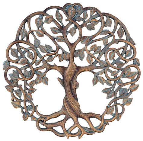 Tree Of Life Wall Plaque 11 58 Decorative Celtic Garden Art Sculpture