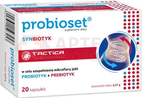probioset probiotyk synbiotyk prebiotyk  kaps