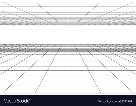 Perspective Grid Floor Background Royalty Free Vector Image