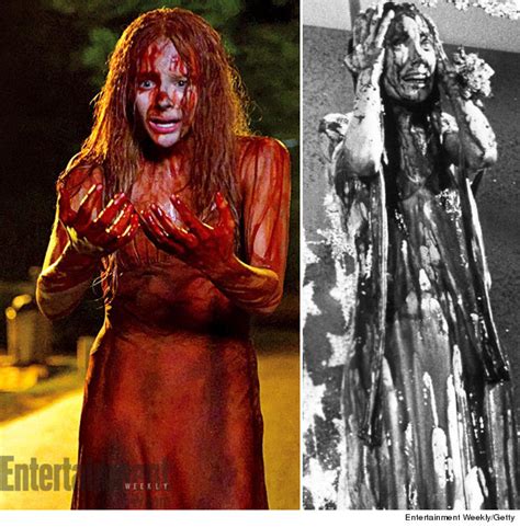 Ladies bloody bride halloween fancy dress costume prom queen carrie 80s outfit. "Carrie" Remake: Check out Very Bloody Prom Dress!! | 97.9 ...
