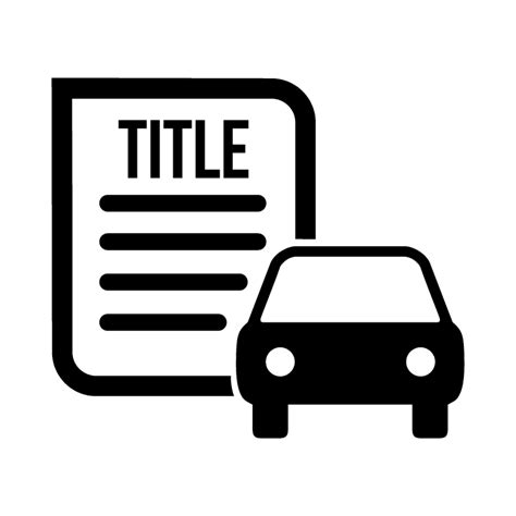 Car Title Free Icons Easy To Download And Use