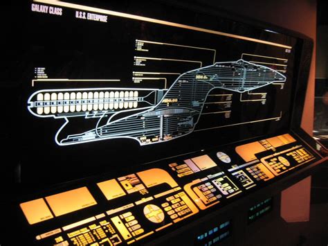 Hollywood Museum Enterprise Console Star Trek Trek Star Trek Theme