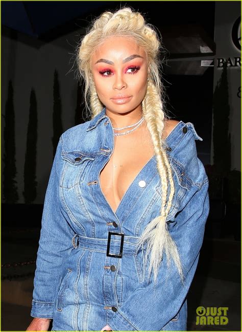 Blac Chyna Shows Off Her New Blonde Hair At Dinner Photo 3910321