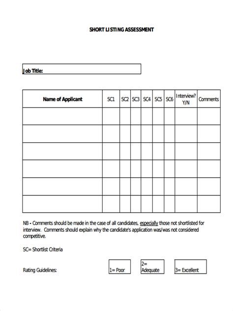 Free 37 Interview Forms In Pdf Ms Word Excel