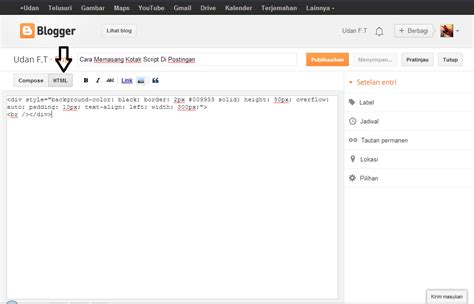 Html cara memasukan gambar pada html dengan notepad cara cara menambahkan gambar pada title html cara memasukkan gambar pada web html html image size address insert datetime di sublime text editor. Cara Memasang Kotak Script Di Postingan - Blog Rusdan