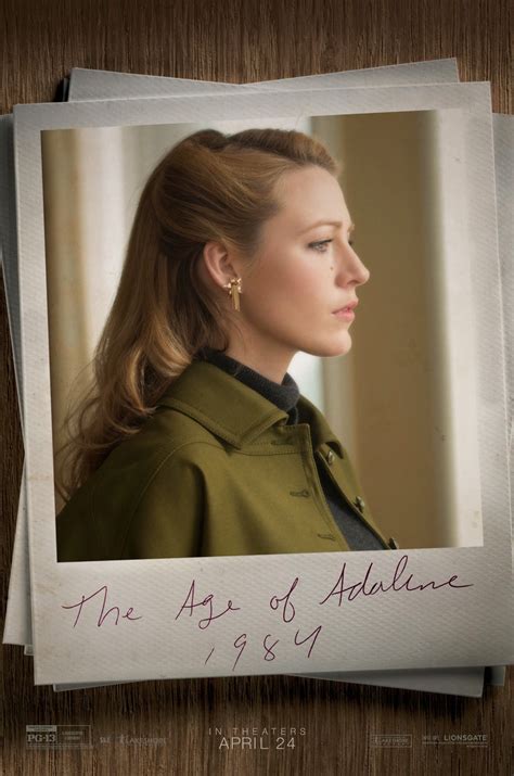 Blake Lively Style Retro Looks On The Age Of Adaline Posters