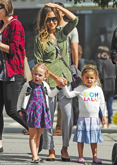 Sarah Jessica Parker Dresses Her Twin Girls In Standout Colours As She