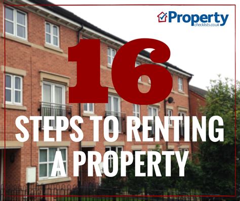 How To Rent A Property Checklist