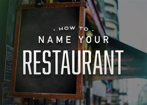 Penjana nama perniagaan kami akan memberi anda idea nama yang hebat dan menarik untuk perniagaan anda. 5 Cara Menentukan Nama Restoran yang Menarik dan Unik