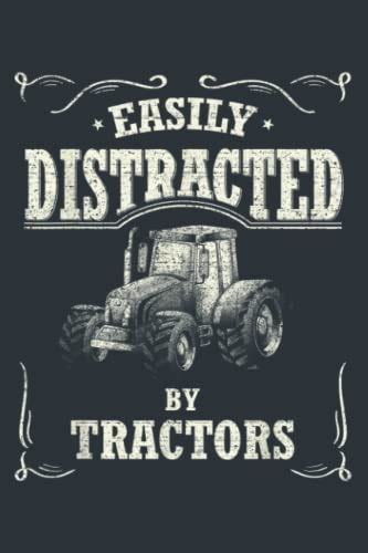 Easily Distracted By Tractors Vintage Tractor Notebook Planner By Jessica Harding Goodreads
