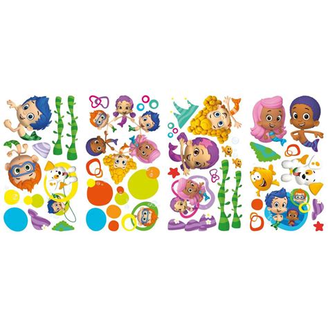 Bubble Guppies Wall Decals Roommates Decor