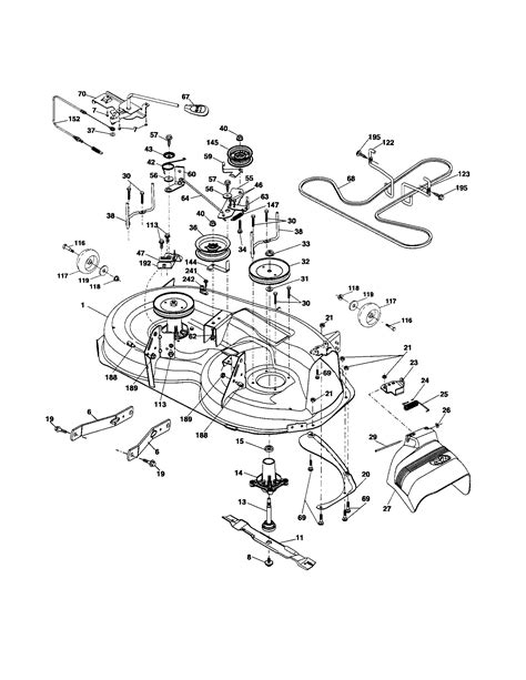 Husqvarna Inch Mower Deck Diagram