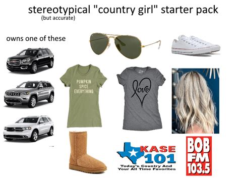 Country Girl Starter Pack Rstarterpacks