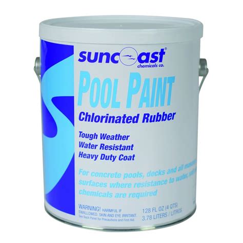 Suncoast Pool Paint 1 Gal Chlorinated Rubber