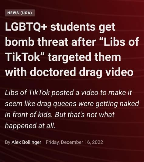 Libs Of Tik Tok Claims All She Does Is Post Publicly Available Videos