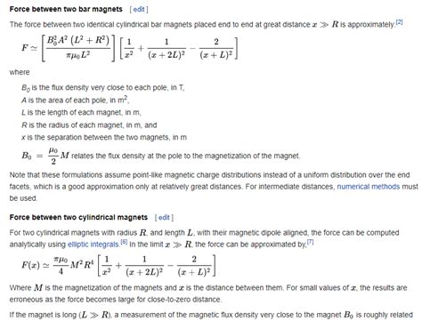 How Should The Magnetic Force Between Two Magnets Be Calculated