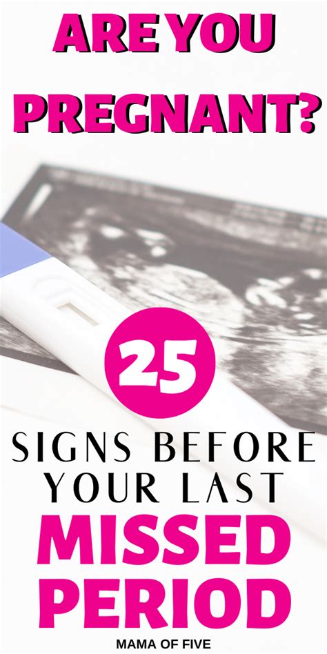 Does missed period always mean pregnancy? Pin on Early Pregnancy signs before a missed period