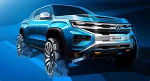Vw Teases Next Ford Ranger Based 2022 Amarok Pickup Truck Carscoops