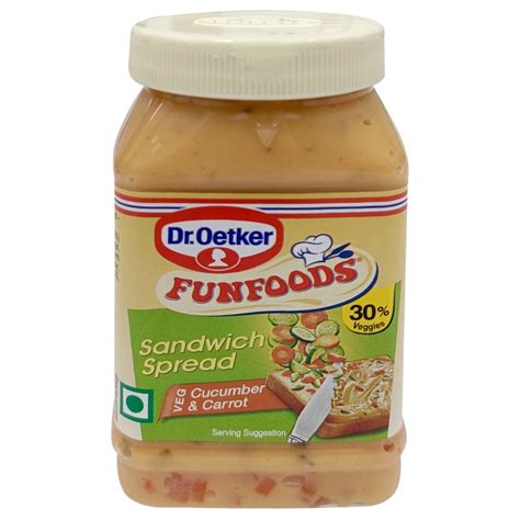 Funfoods Eggless Cucumber And Carrot Sandwich Spread 250 G