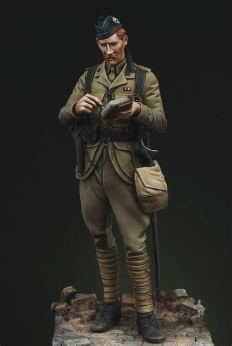 The Cameronians Scottish Rifles France 1914 75mm Miniature By