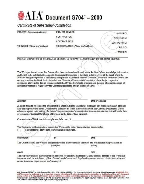 Certificate Of Substantial Completion Template Best Creative Template