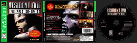 Resident Evil Directors Cut Game Rave Capcom Games On Psx