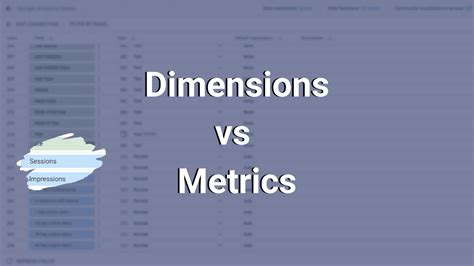 What Is The Difference Between Dimensions And Metrics