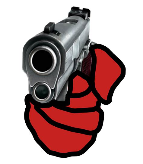 Red Imposters Hand With Gun Memes Imgflip