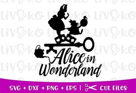 Alice In Wonderland Svg Alice In Wonderland Cut File Disney Etsy