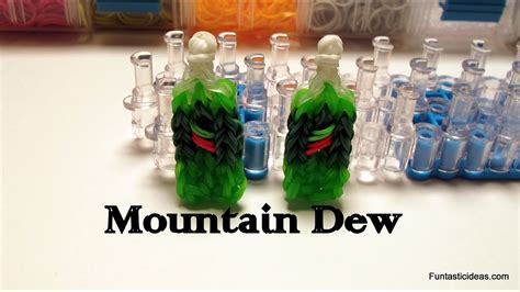 Rainbow Loom Mountain Dew Soda Bottledrink How To